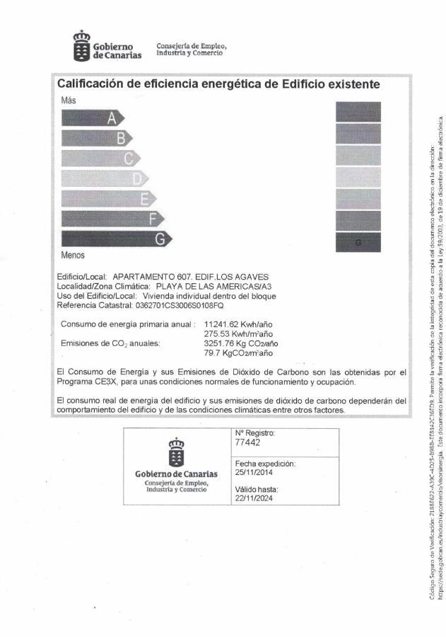 Apartamento Vacacional Playa Playa de las Americas  Exteriör bild